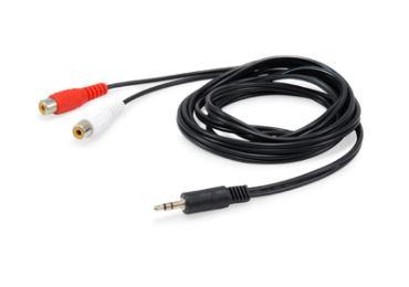 [147093] 3.5MM MALE TO 2XRCA FEMALE STEREO A