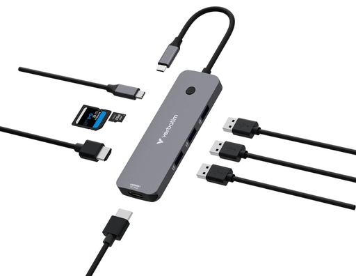 [32151V] USB C HUB 8 IN 1 HDMI 8K PD 85W