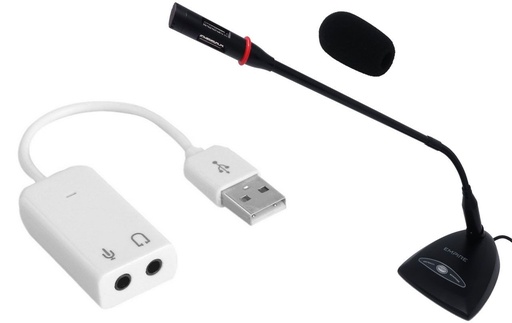 [EMSPDESK-135] KIT MIC. DESK-100 + SCHEDA USB135