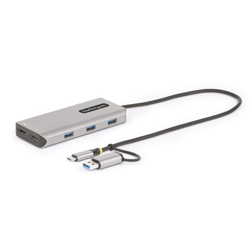 [167BUSBCMULTIPT] ADATTATORE MULTIPORTA USB-C
