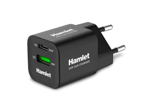 [XPDC-G3018Q] ALIMEN PARETE GAN 30W + QC 18W