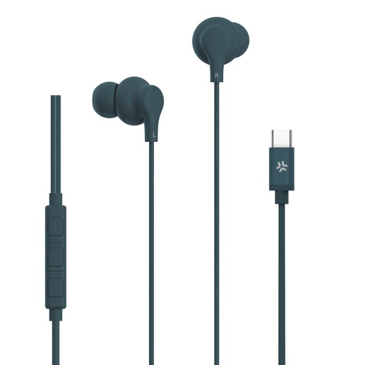 [UP1600TYPECBL] IN-EAR USB-C STEREO EARPHONE BLUE
