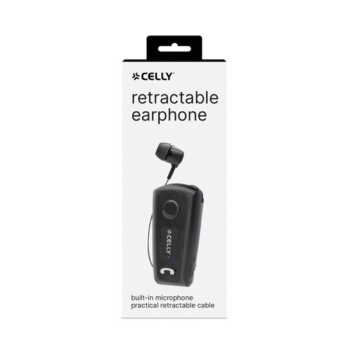 [BHCLIPBK] RETRACTBL WIRELESS MONO HEADSET BK