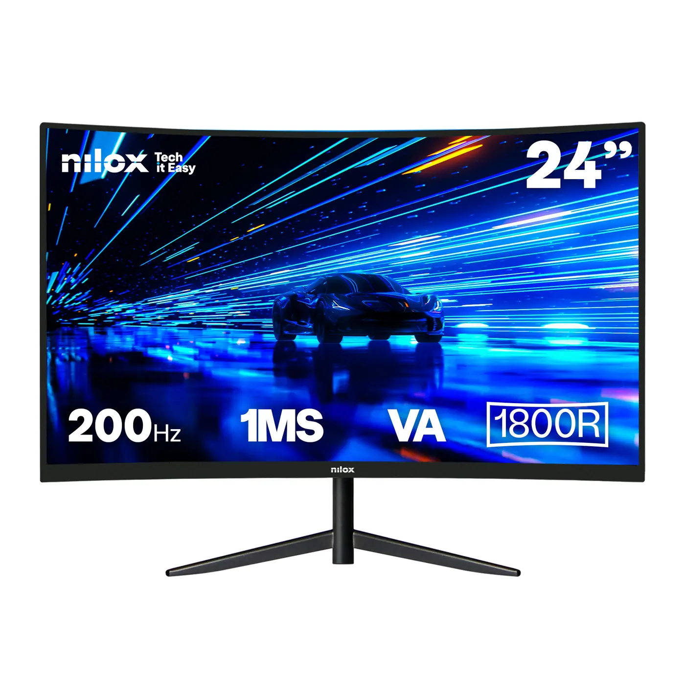 [NXM24CRV2001] MONITOR 23.8 CURVO 200HZ HDMI DP