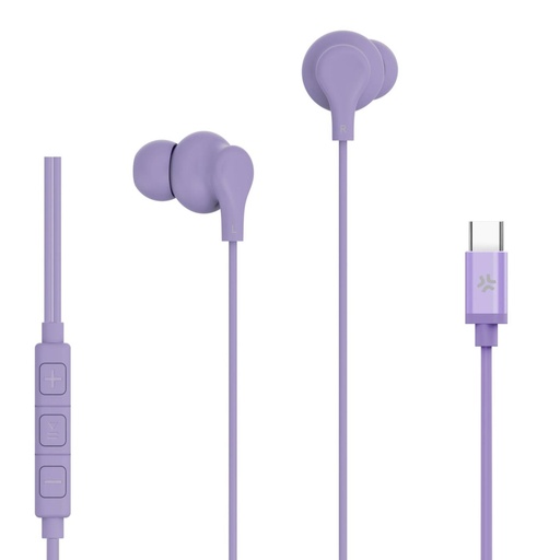 [UP1600TYPECVL] IN-EAR USB-C STEREO EARPHONE VIOLET