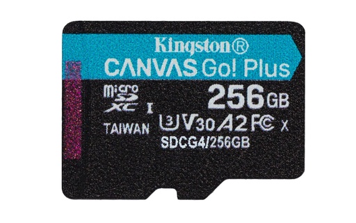 [SDCG4/256GBSP] 256GB MICROSDXC CANVAS GO PLUS GEN4
