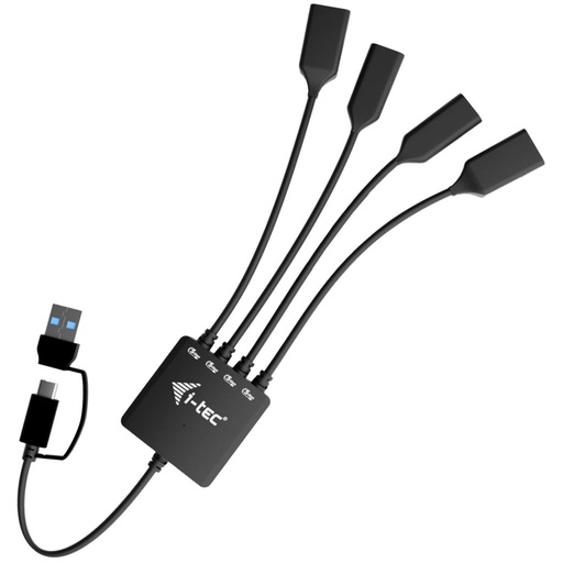 [CACBLHUB2A2C] USB-C/USB-A CABLE HUB 4 PORT