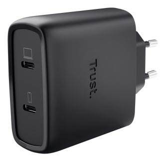 [25525] MAXO 65W 2P USB-C GAN CHARGER BLK