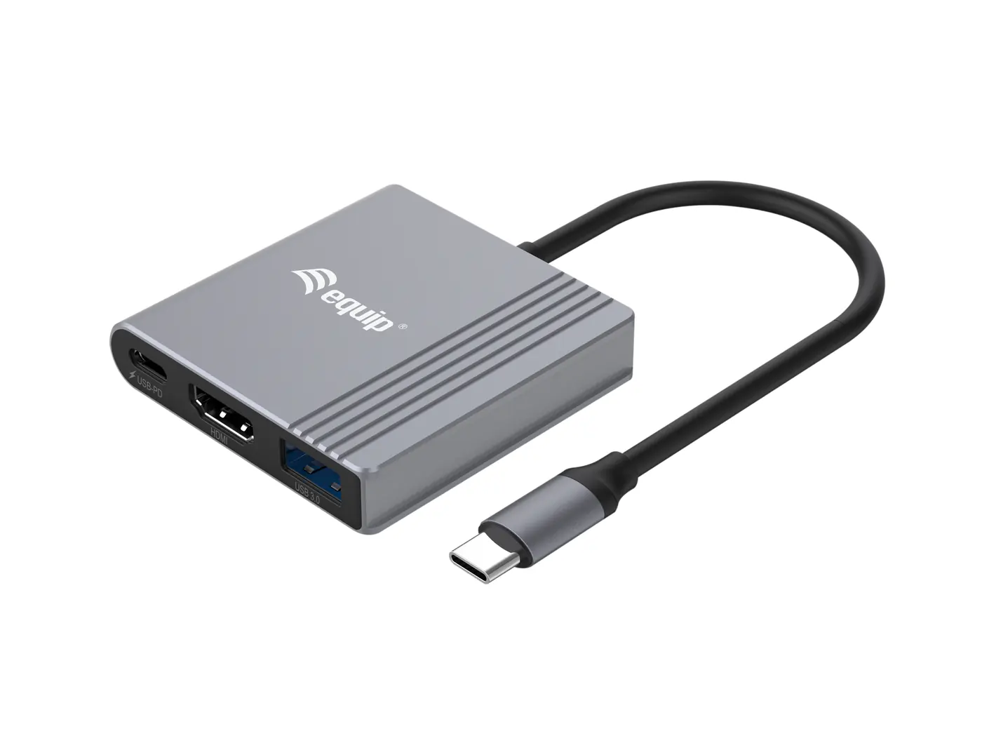 [133488] 3 IN 1 USB-C TO HDMI/USB-A/USB PD A