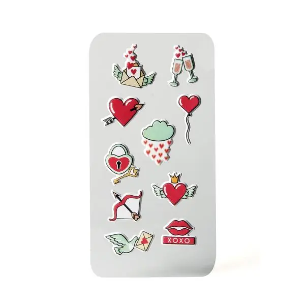 [STICKERTEEN06] 3D STICKERS TEEN HEARTS