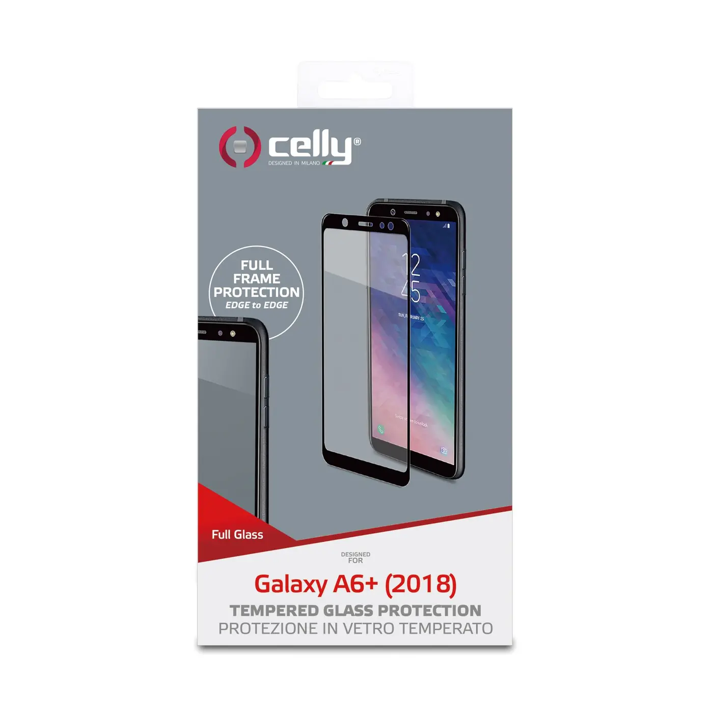 [FULLGLASS738BK] FULL GLASS GALAXY A6+ 2018 BLACK