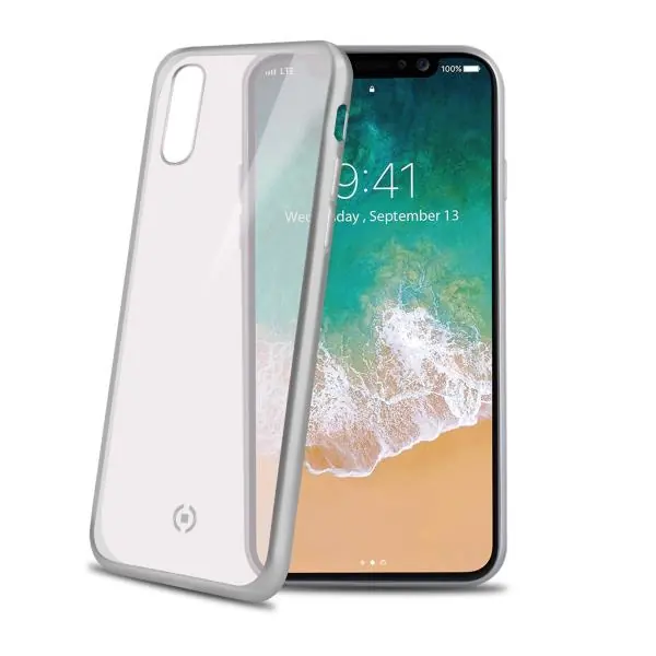 [LASERMATT900SV] LASER MATT COVER IPHONE XS/X SILVER