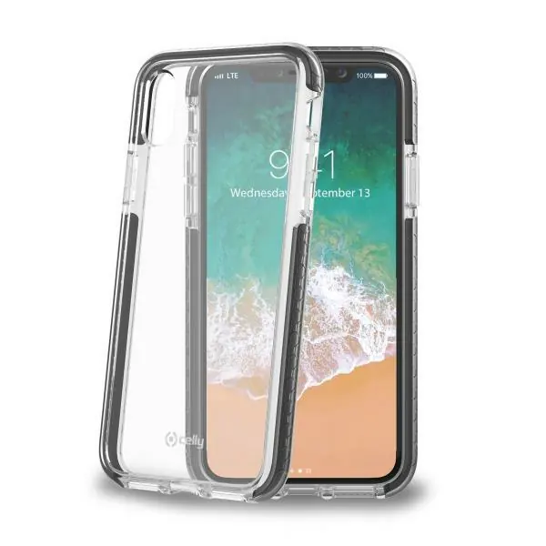 [HEXAGON900BK] HEXAGON COVER IPHONE XS/X BLACK