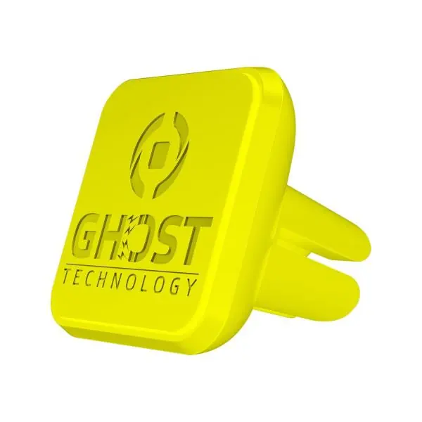 [GHOSTVENTYL] MAGNETIC AIRVENT CAR HOLDER YELLOW
