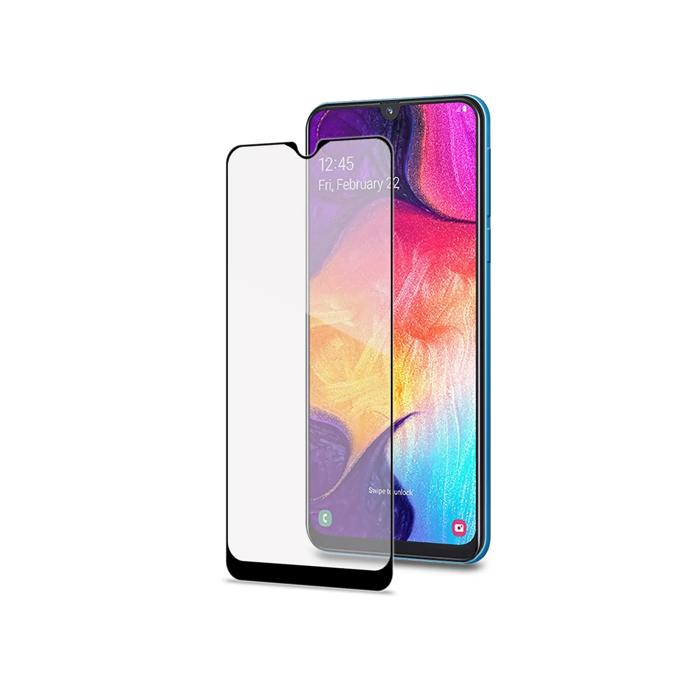 [FULLGLASS832BK] FULL GLASS GALAXY A20E BLACK