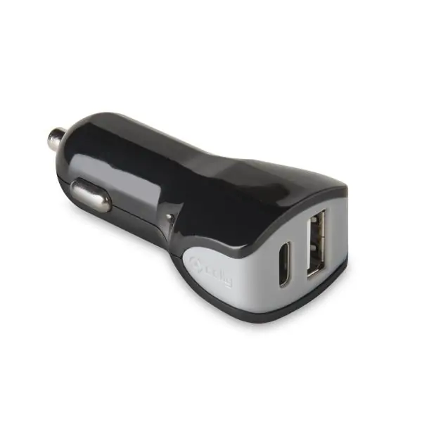 [CCTYPECUSBBK] 2USB-C CAR CHARGER 17W BLACK
