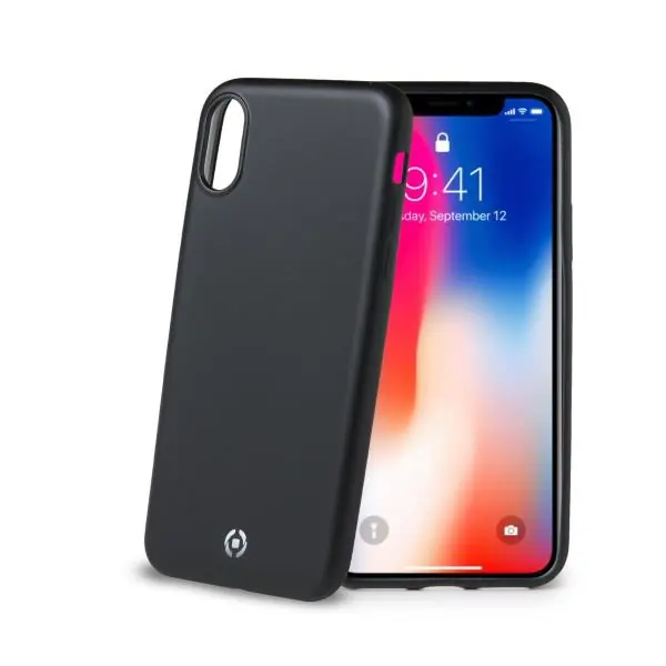 [SOFTMATT900BK] SOFTMATT COVER IPHONE XS/X BLACK