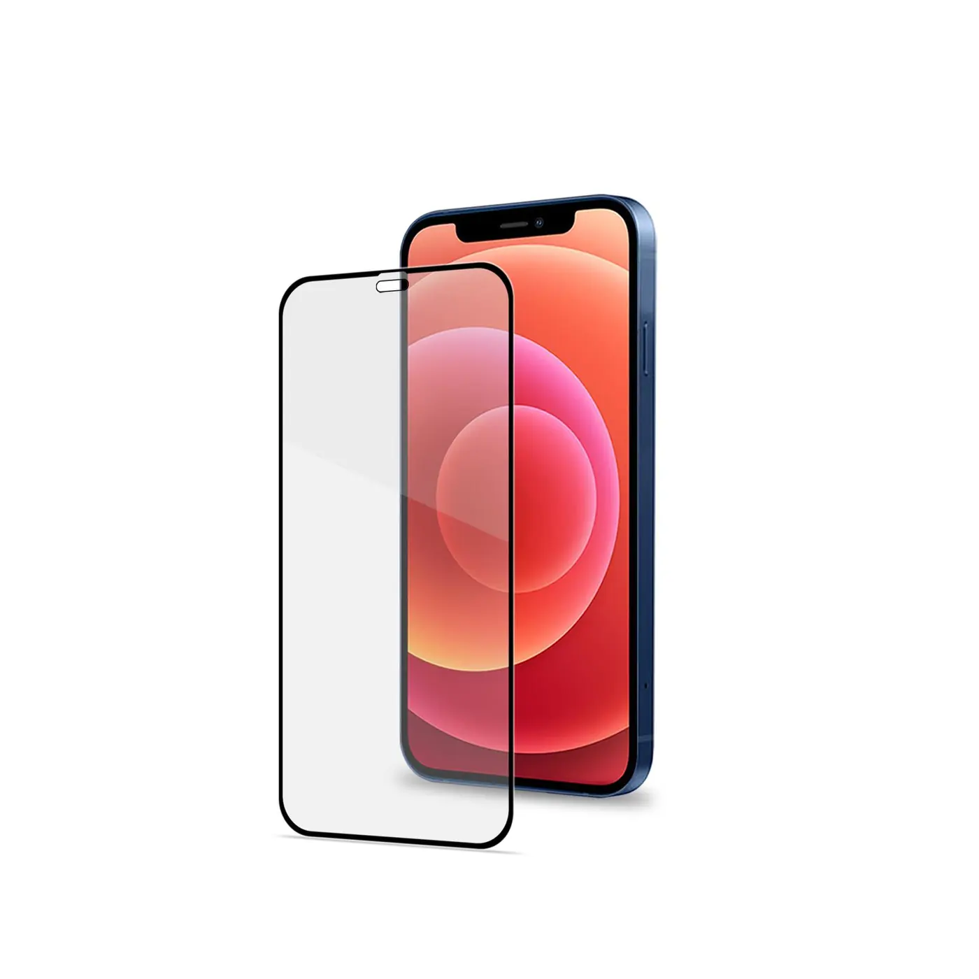 [FULLGLASS1003BK] FULL GLASS IPHONE 12 MINI BLACK