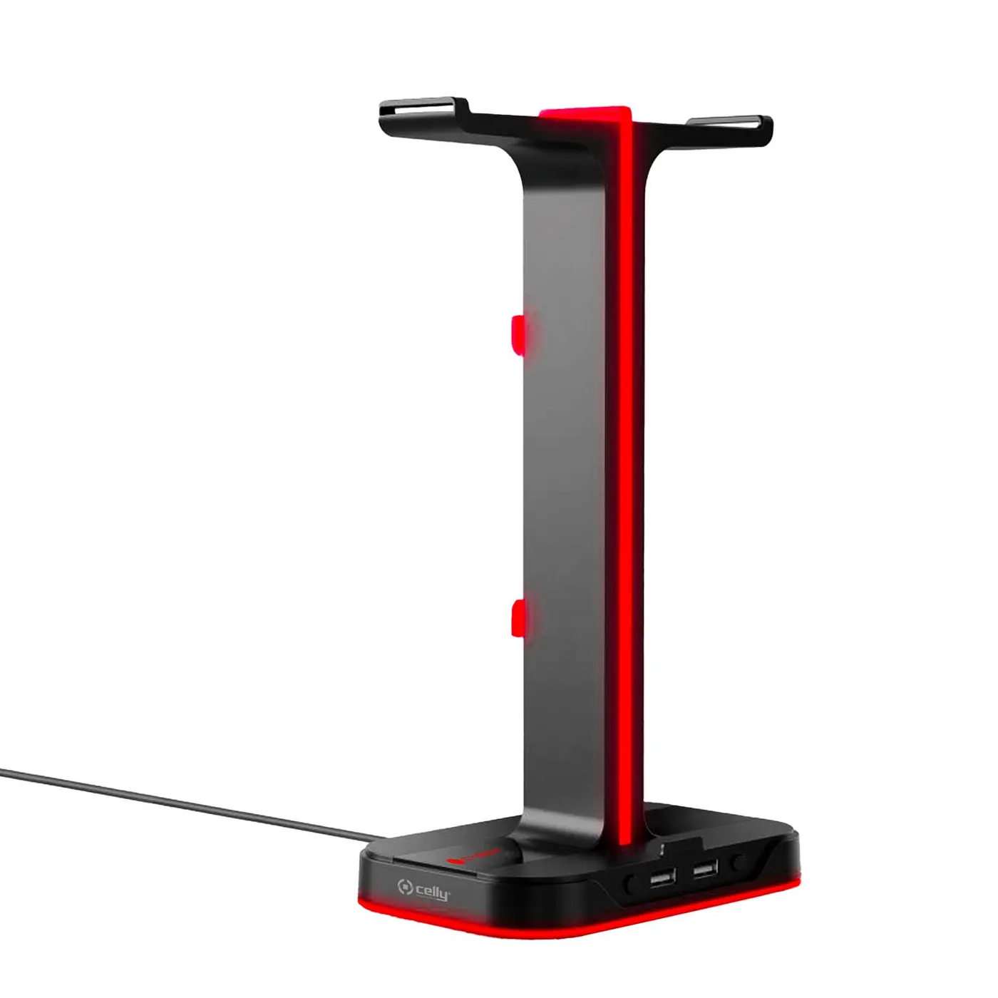 [CYBERSTATIONBK] GAMING HEADPHONE STAND PS RGB BLACK