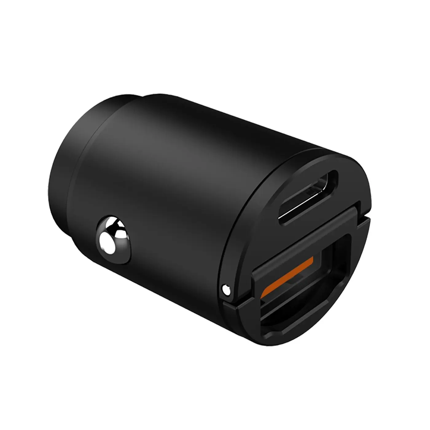 [CCMINIUSBUSBCBK] USB-A/USB-C CAR CHARGER 30W BLACK