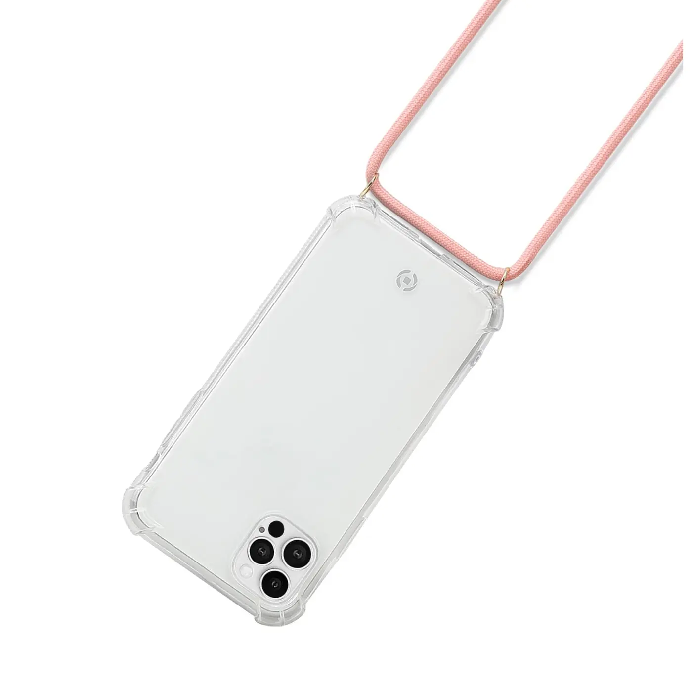 [LACET1007BKPK] COVER+NECKLACET IPHONE 13 BLACK/PK