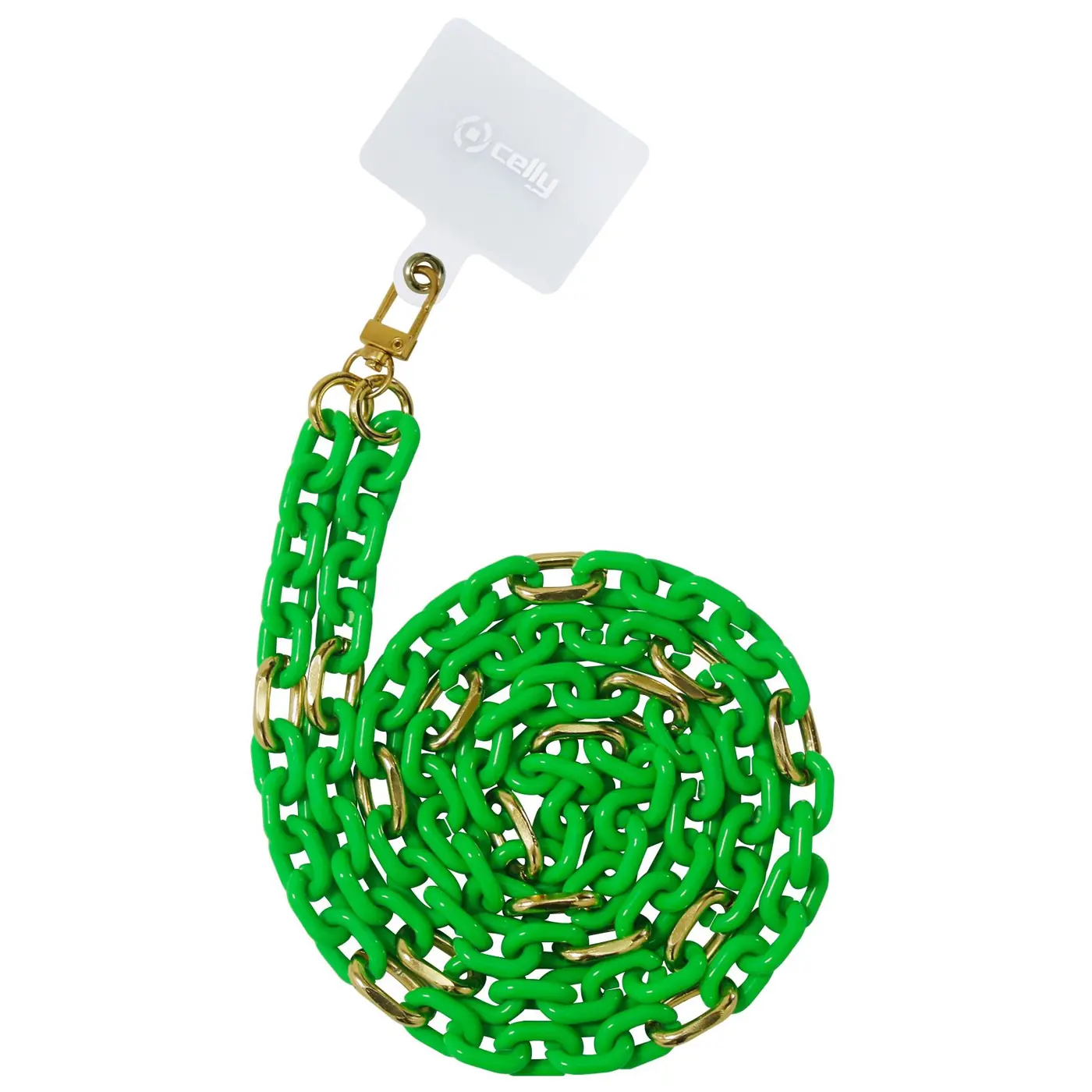 [LACETCHAINGNF] NECK LACET CHAIN GREEN FLUO