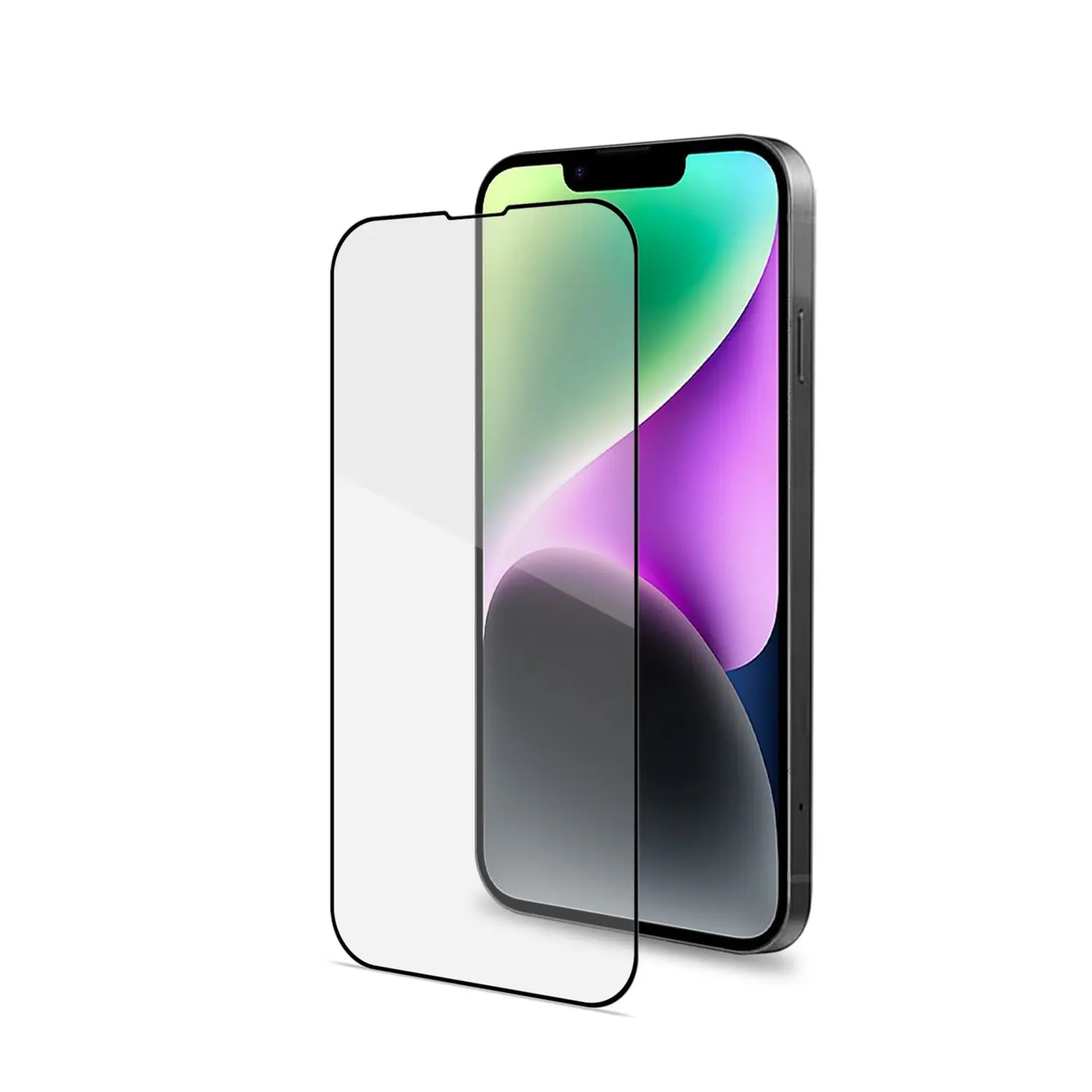 [FULLGLASS1024BK] FULL GLASS IPHONE 14/13 PRO/13 BK