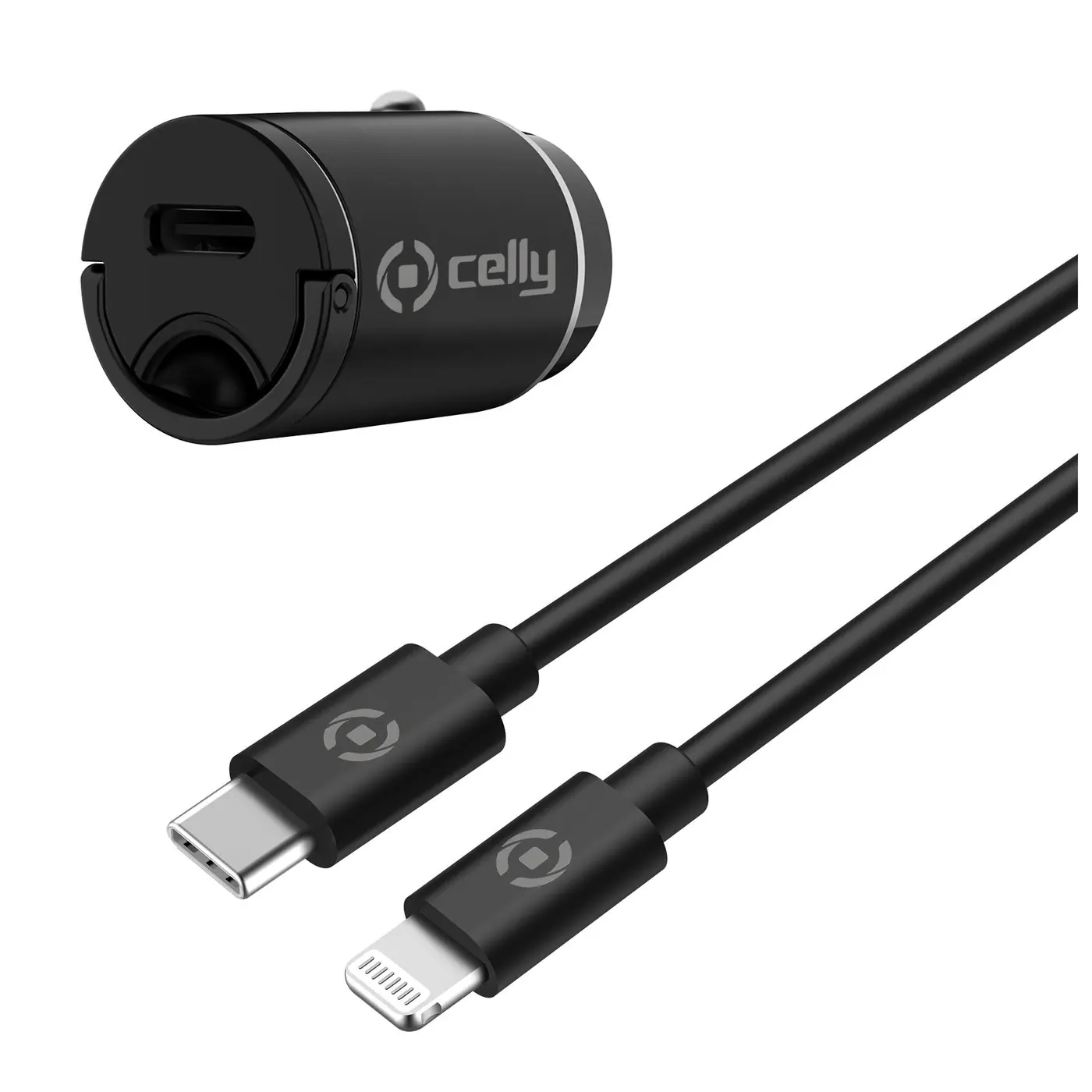 [CCMINILIGHT] USB-C CAR CHARG 20W+LIGHTNING CABL