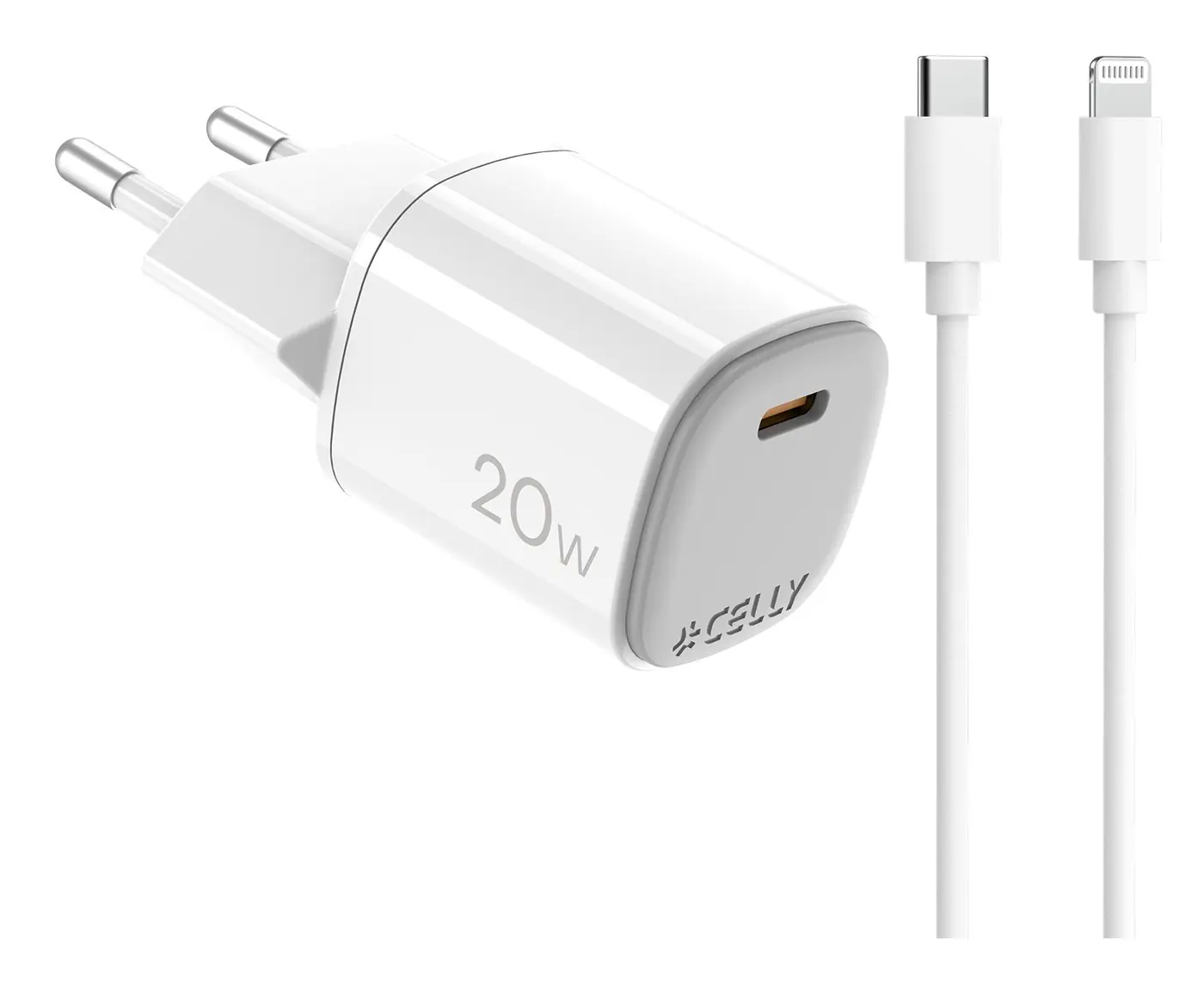 [UPTC1USBC20WCTL] USBC WALL CHG GAN 20W+LIGHTN CABLE