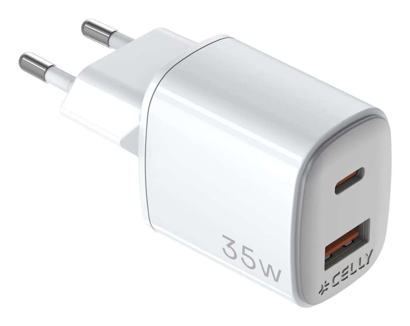 [UPTC1USB1USBC35] USB-A/USB-C WALL CHARGER GAN 35W WH