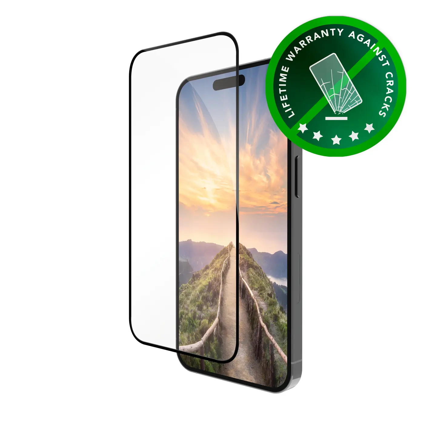 [ES61CL006212] ECO-SHIELD IPHONE 16 PRO BLACK EDGE