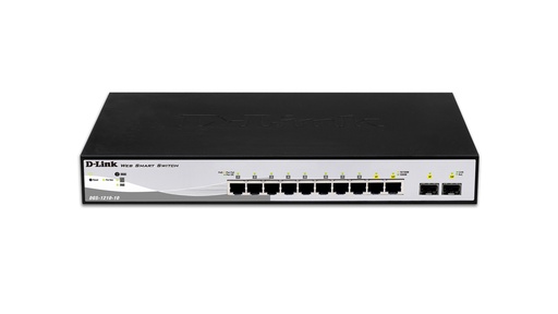 [DGS-1210-10/E] SWITCH 10 PT GIGABIT +2 SFP POR