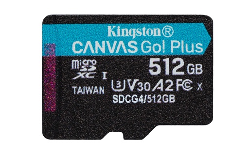 [SDCG4/512GBSP] 512GB MICROSDXC CANVAS GO PLUS GEN4
