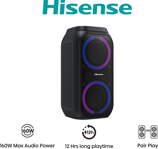 [PARTYROCKET160] PARTY SPEAKER 160W BLUETOOTH IPX4