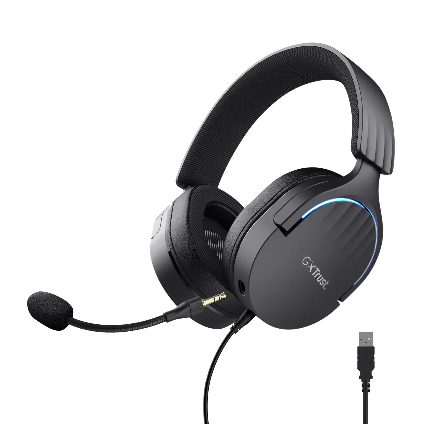 [24900] GXT490 FAYZO 7.1 USB HEADSET BLK