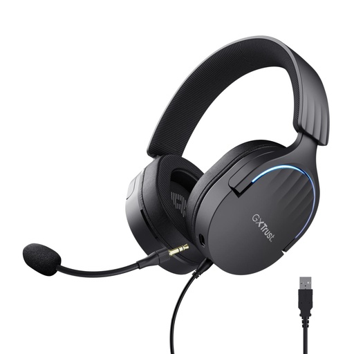 [24900] GXT490 FAYZO 7.1 USB HEADSET BLK
