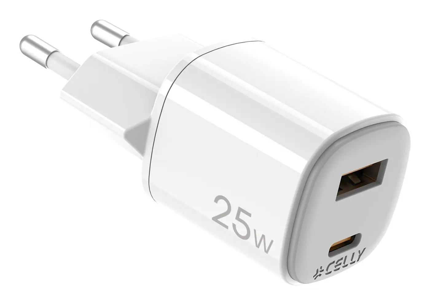[UPTC1USB1USBC25] USB-A/USB-C WALL CHARGER GAN 25W WH