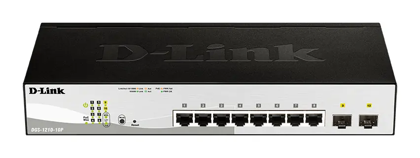 [DGS-1210-10P/E] SWITCH 10 PT 1000 POE +2 MINIGBI