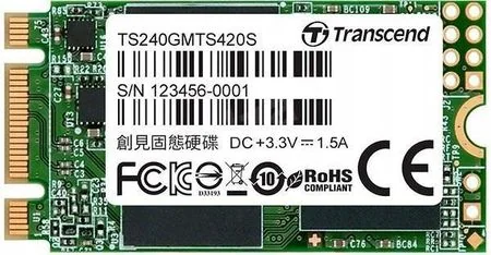 [TS240GMTS420S] 240GB M.2 2242 SSD SATA3 TLC