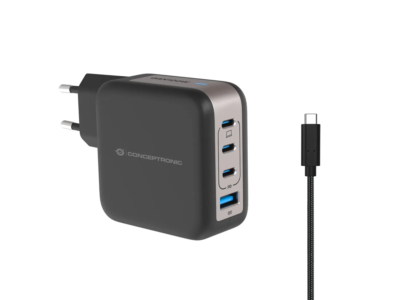 [ALTHEA18B] 4-PORT 100W GAN USB PD CHARGER