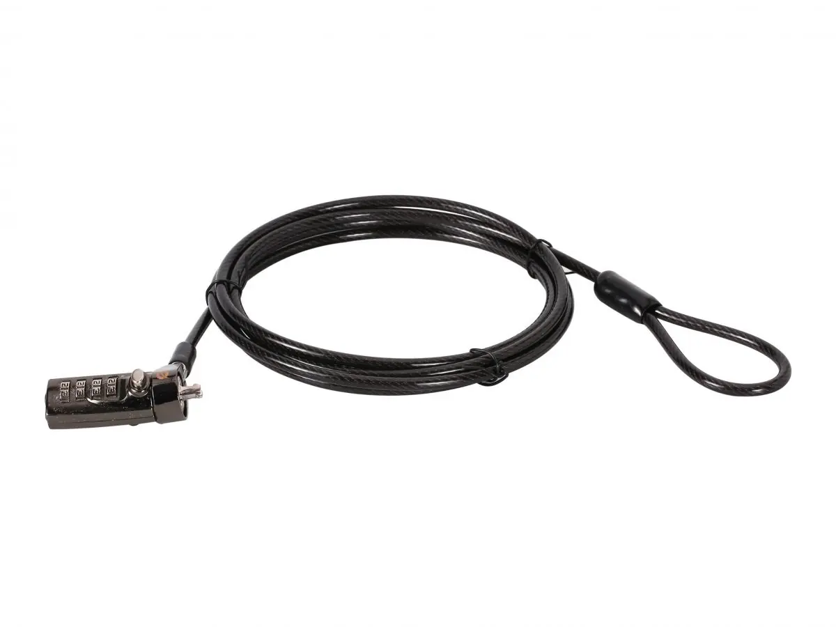 [CUSTODIO01BN] COMBINATION LAPTOP LOCK, NANO SECUR