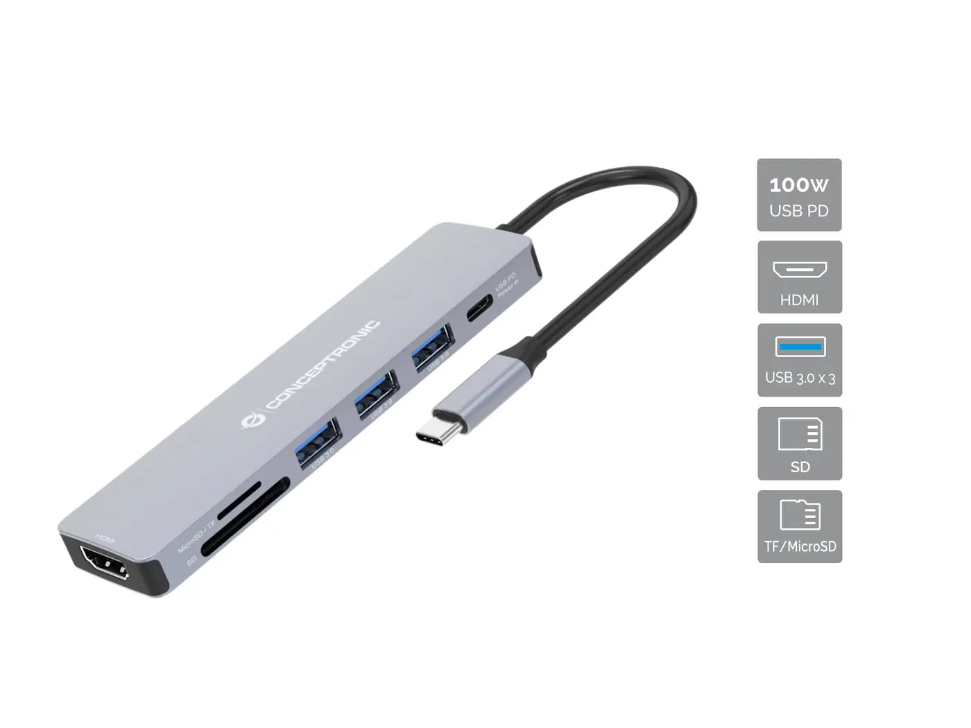 [DONN19G] 7-IN-1 USB 3.2 GEN 1 DOCKING