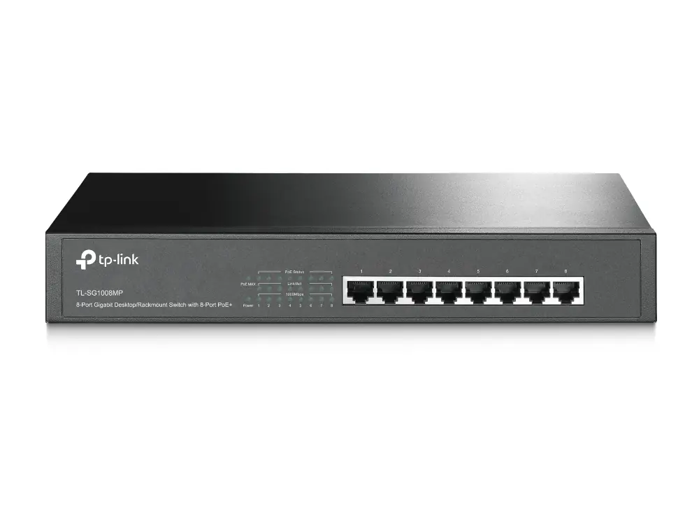 [TL-SG1008MP] SWITCH DESKTOP/RACK  8 + 8