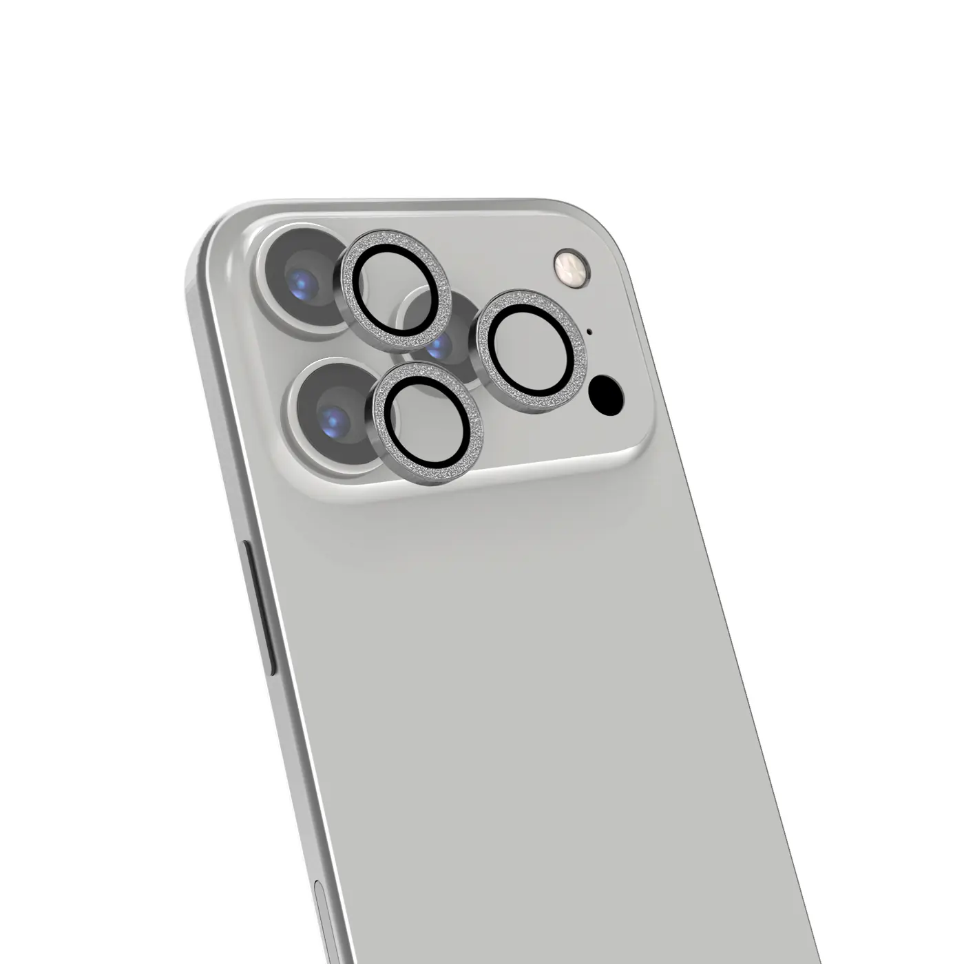 [COLGLICAM1151WH] CAMERA LENS GLITTER IPHONE 17 PRO