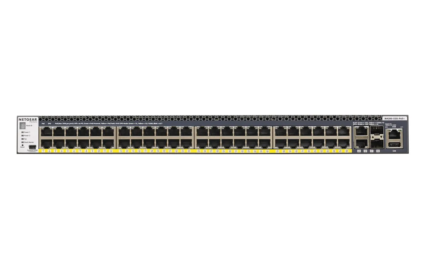 [GSM4352PA-100NE] M4300-52G-POE  MANAGED SWCH APS550W