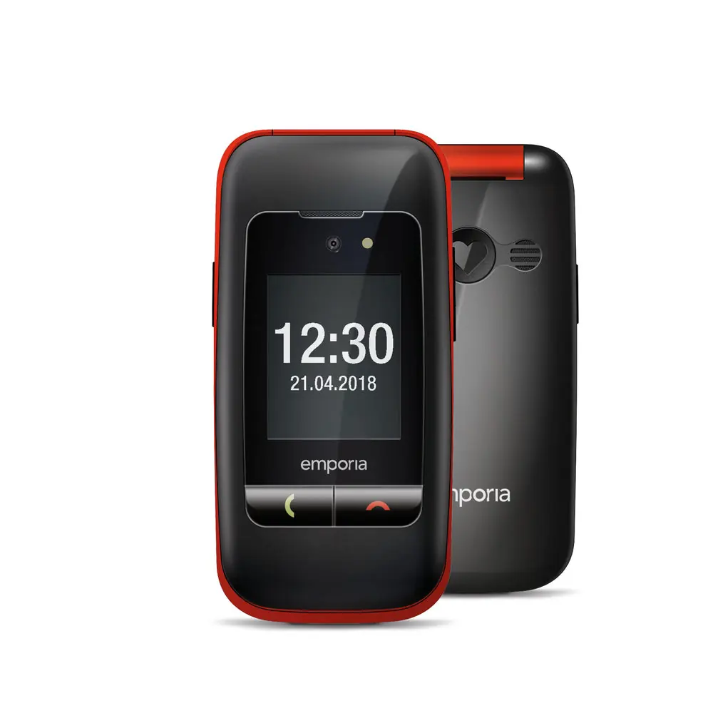 [V200.V3.BK.01] V200 EMPORIA ONE BLACK/RED