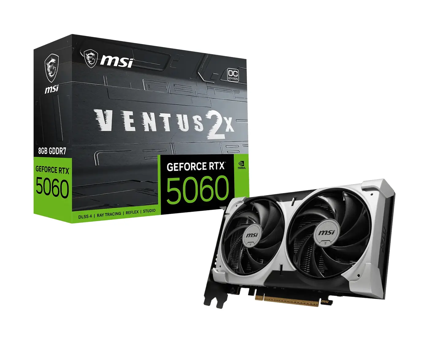 [RTX5060V2XO8GV1] GEFORCE RTX 5060 8G VENTUS 2X OC V1