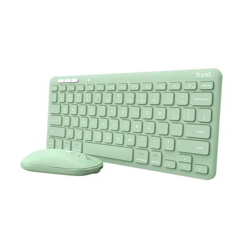 [24943] LYRA WL KEYBOARD   MOUSE IT GREEN