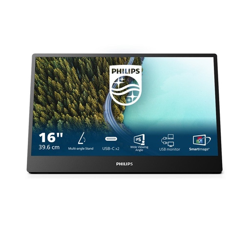 [16B1P3302D00] 15,6" PORTABLE MONITOR DUAL USB-C