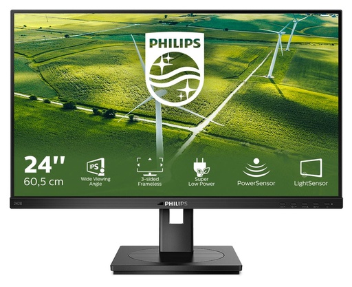 [242B1G00] 23 8 IPS 16 9 FHD 250 NITS HUB USB